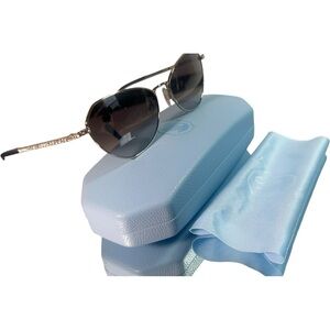 SWAROVSKI Sunglasses, Gradient tint, SK0386 32B, Black rhinestones women men